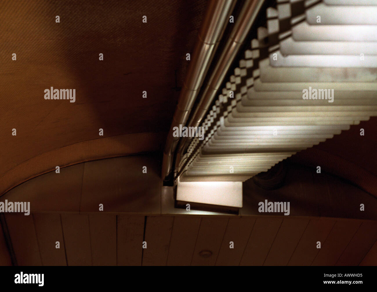 Fluorescent lights Stock Photo