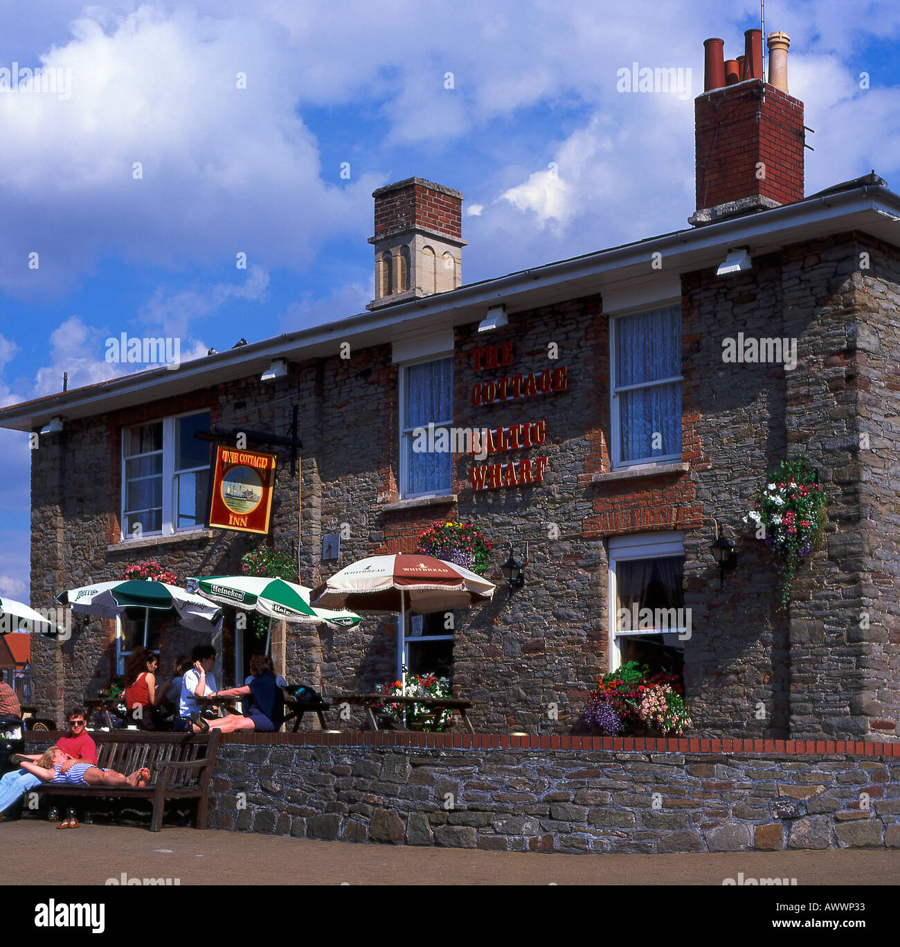 The Cottage Inn Public House In Historic Harbour Area Of Bristol