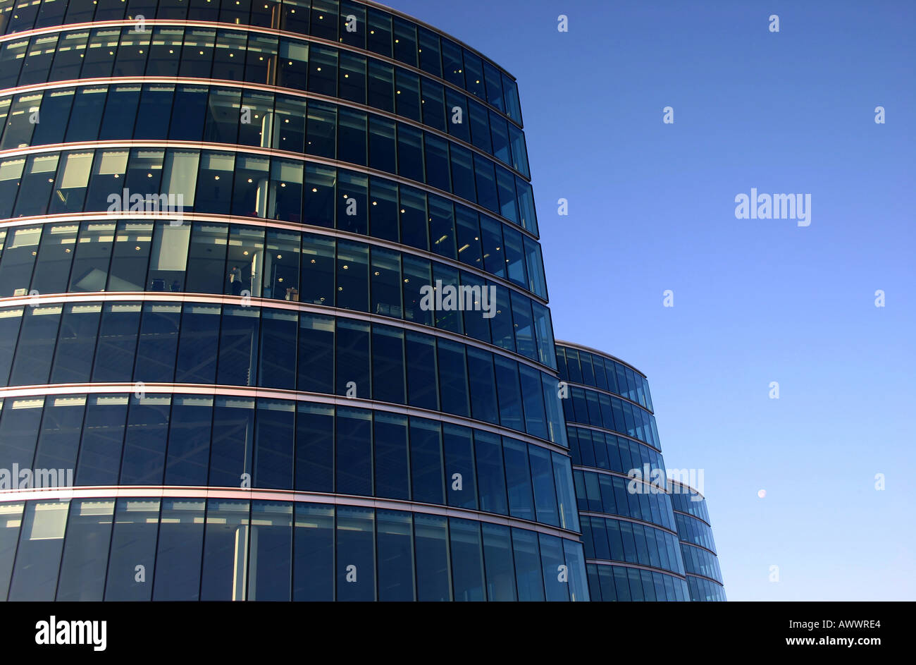 Office buildings on London South Bank Stock Photo - Alamy