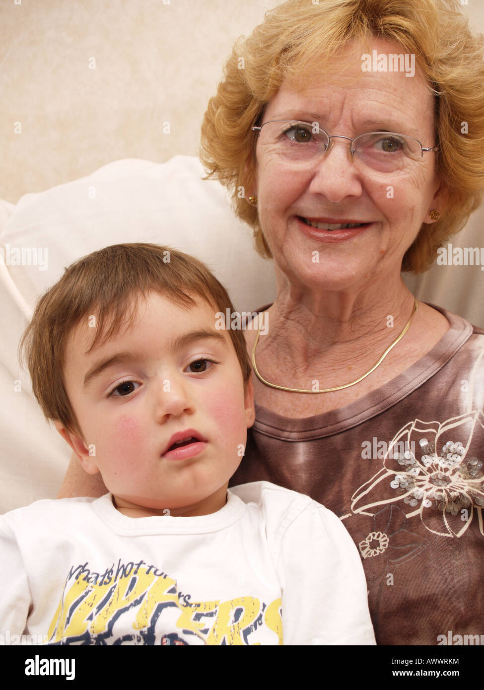 Grandma And Grandson In Love