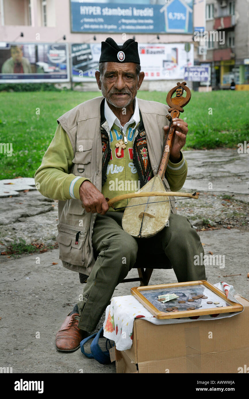Street Musician Music Folklore Banja Luka Bosnia Herzegovina Capital City Centre Local People Pedestrian Zone Shops Habits Stock Photo Alamy