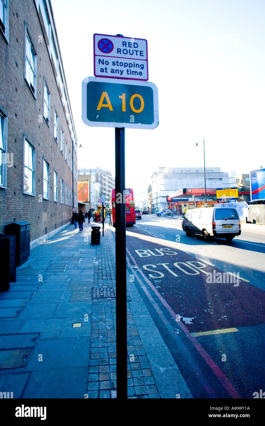 Signpost, London, England, UK Stock Photo