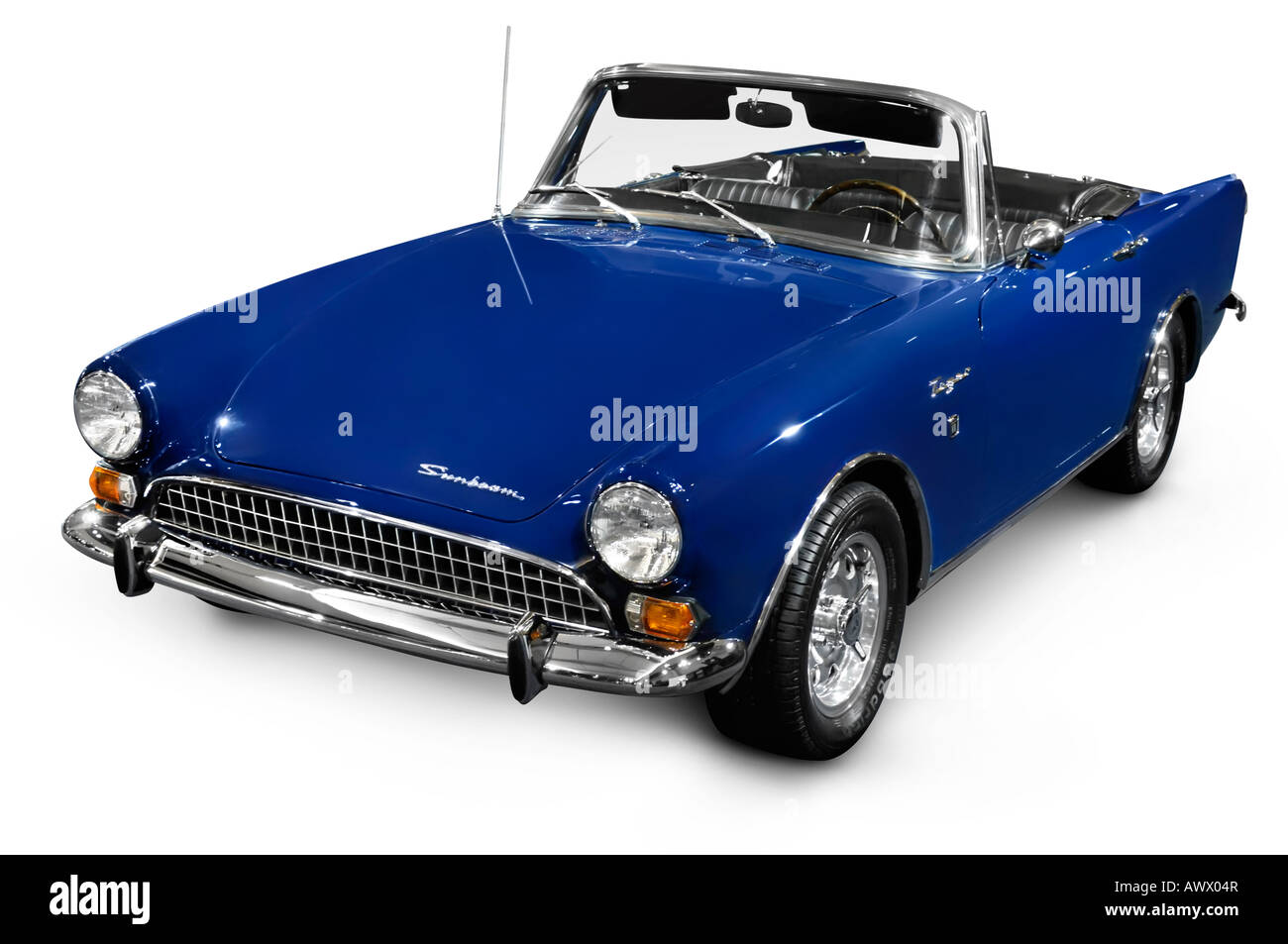 License available at MaximImages.com - Blue 1967 Sunbeam MK-II Tiger Chrysler Stock Photo