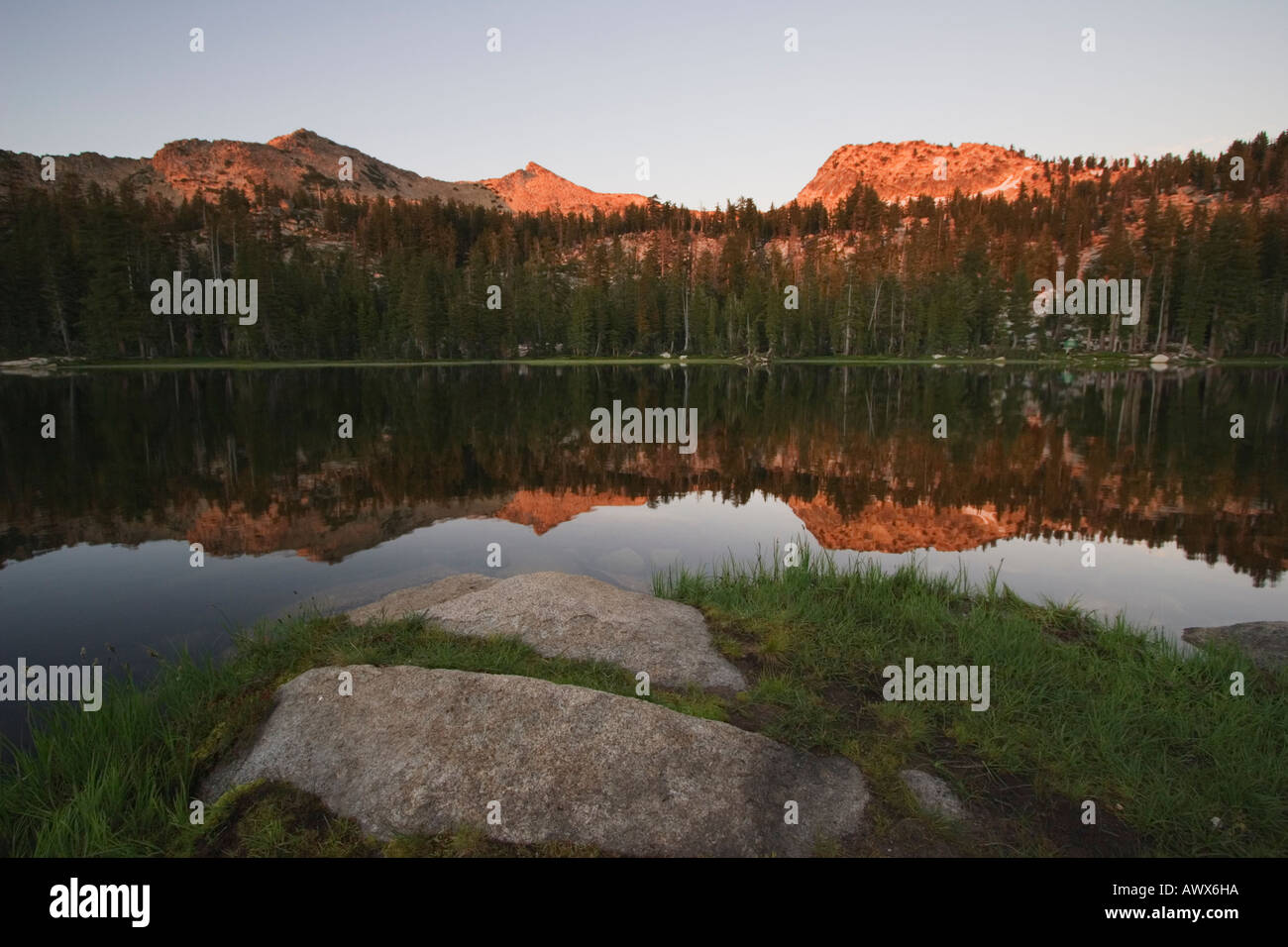 Grouse Lake Desolation Wilderness Area California USA Stock Photo Alamy
