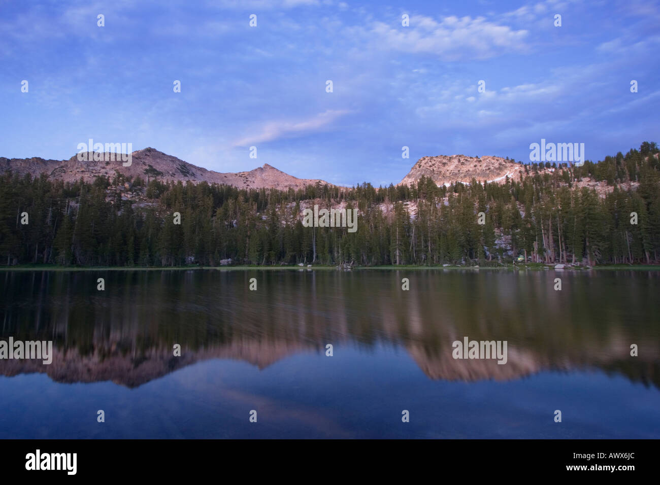 Grouse Lake, Desolation Wilderness Area, California, USA Stock Photo