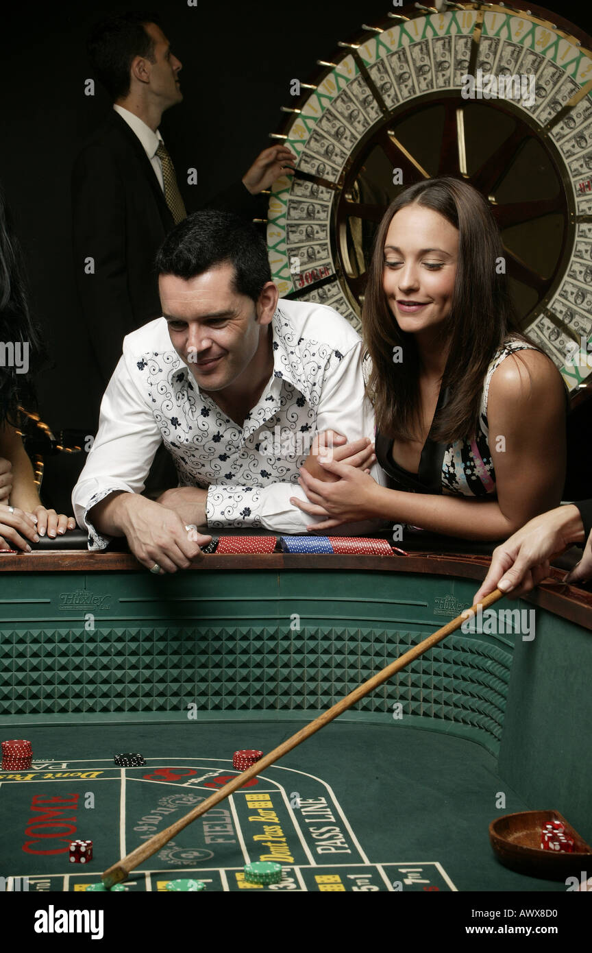 Craps table rake hires stock photography and images Alamy