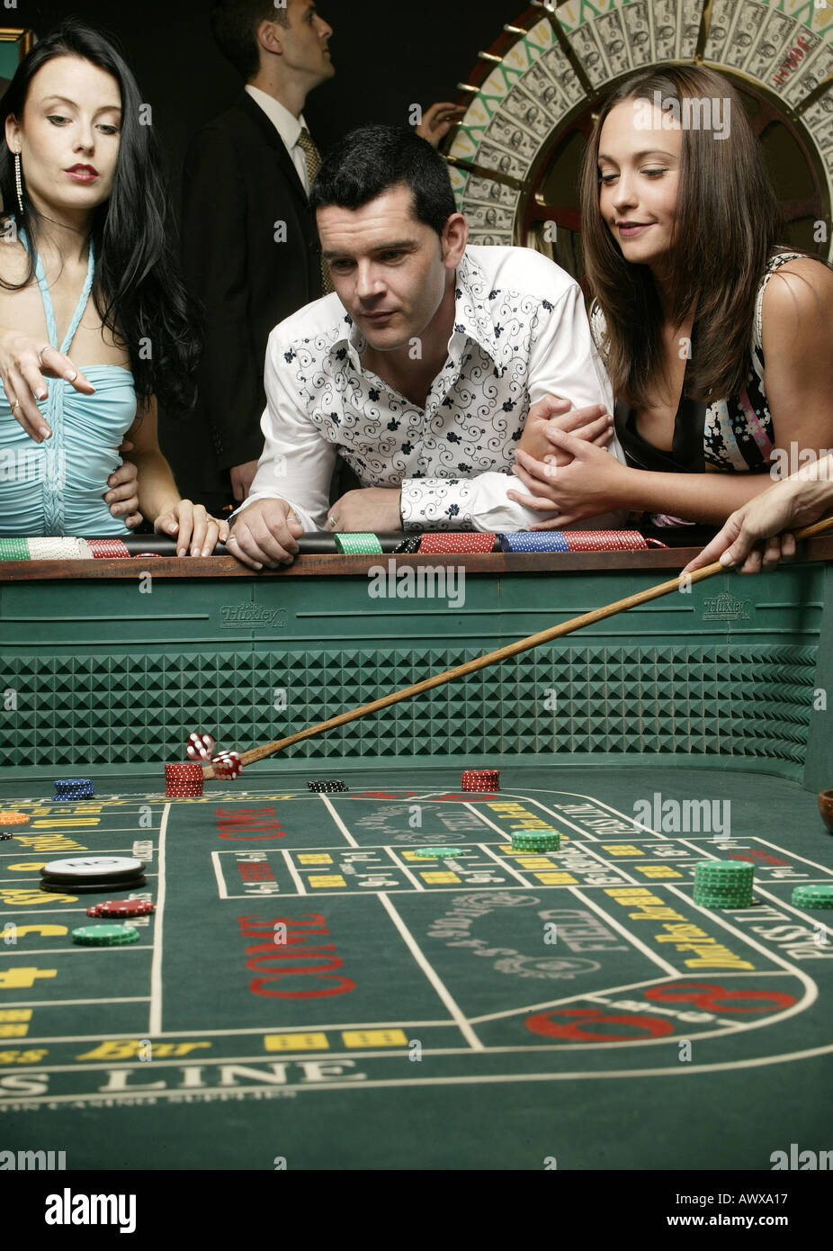 Craps table rake hires stock photography and images Alamy