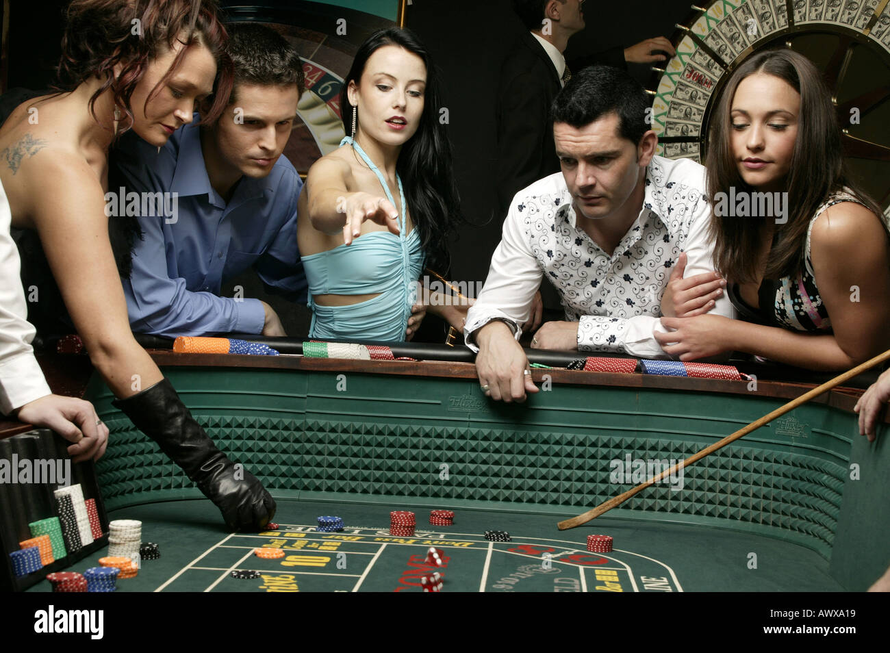 Craps table rake hires stock photography and images Alamy