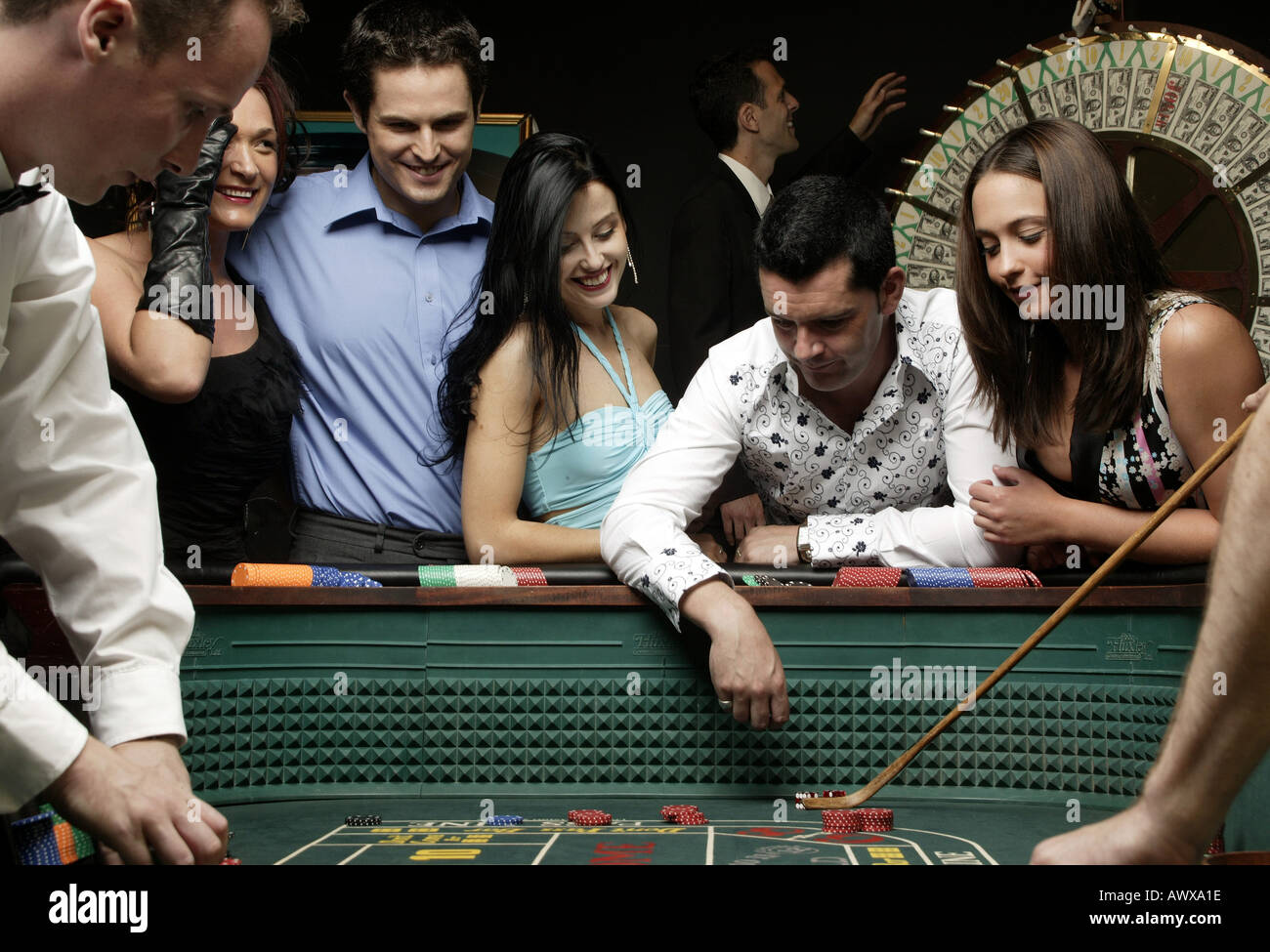 Craps table rake hires stock photography and images Alamy