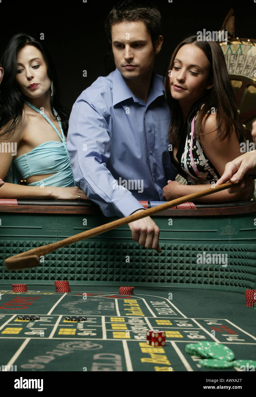 Craps table rake hires stock photography and images Alamy