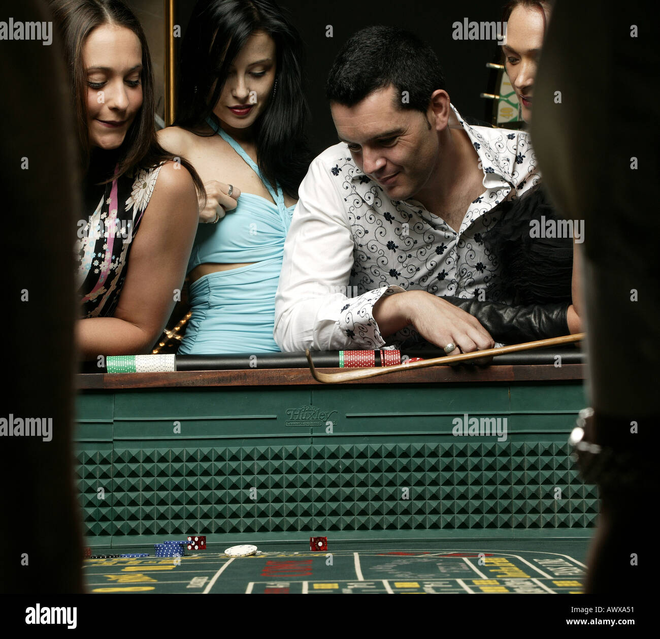 Craps table rake hires stock photography and images Alamy