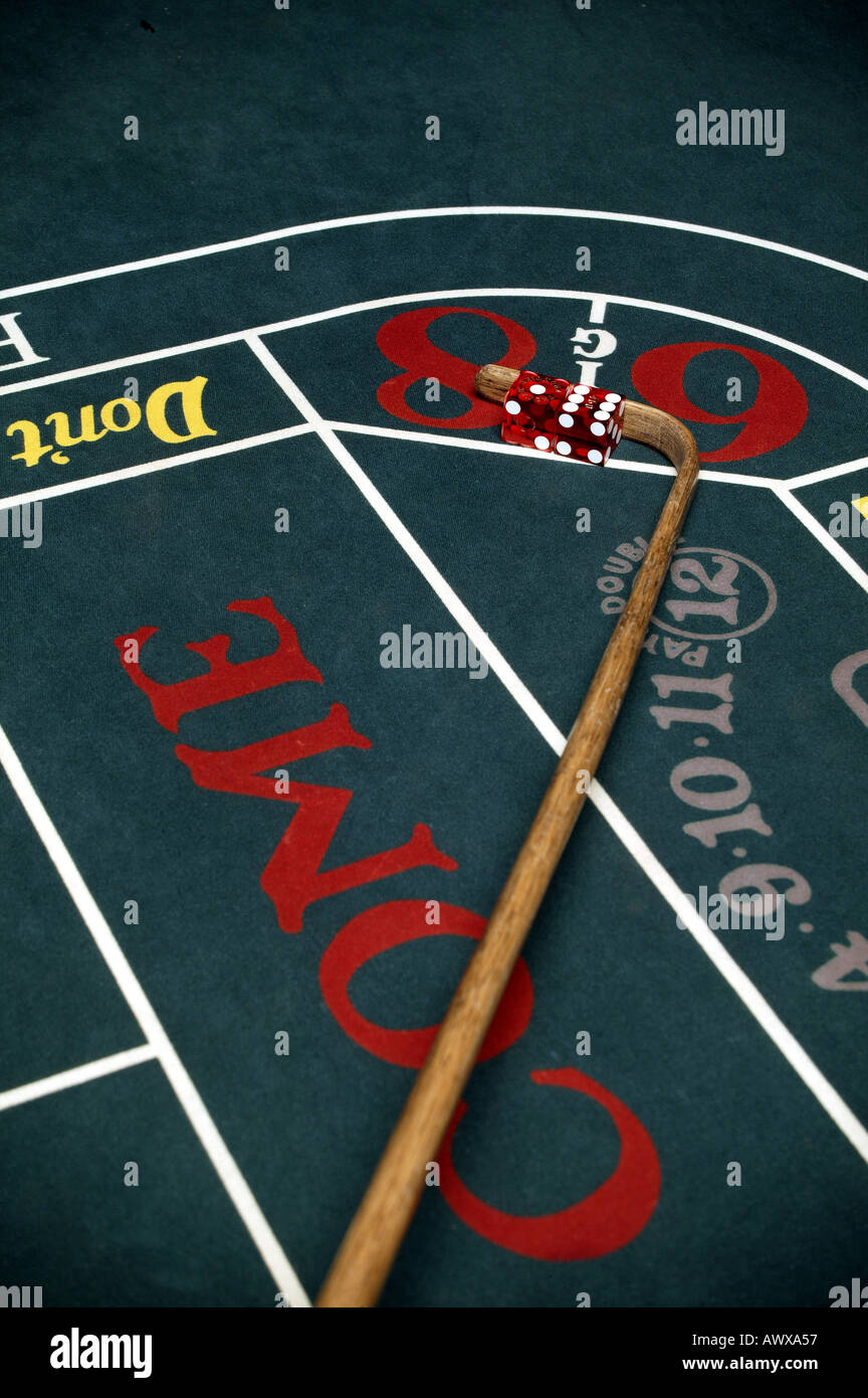 Craps table rake hires stock photography and images Alamy