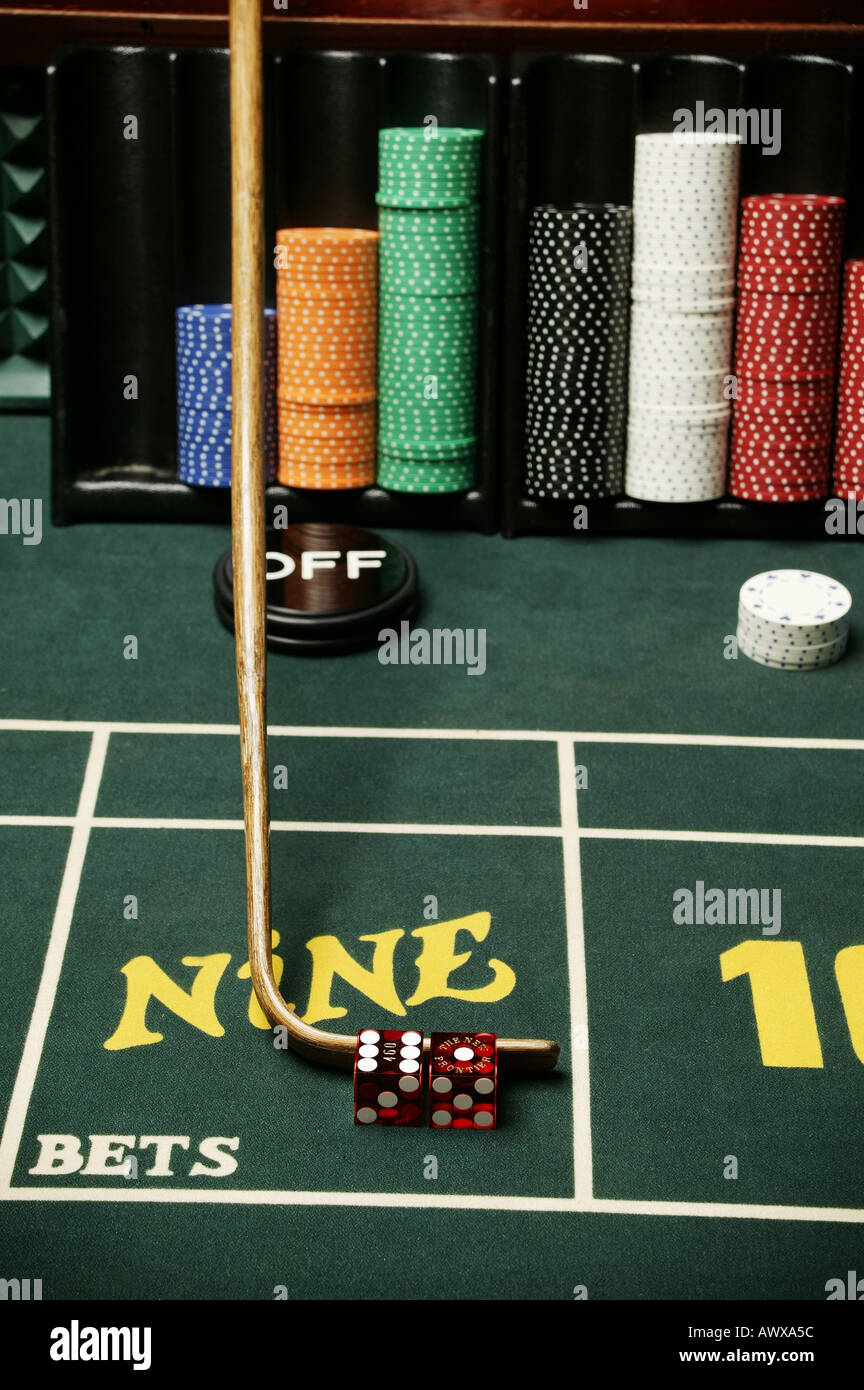 Craps table rake hires stock photography and images Alamy