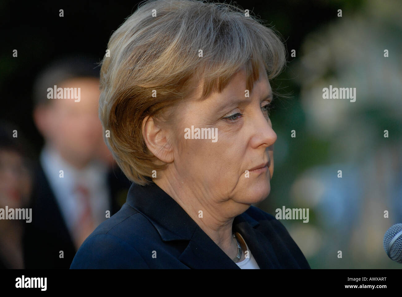 German chancellor Angela Merkel Stock Photo