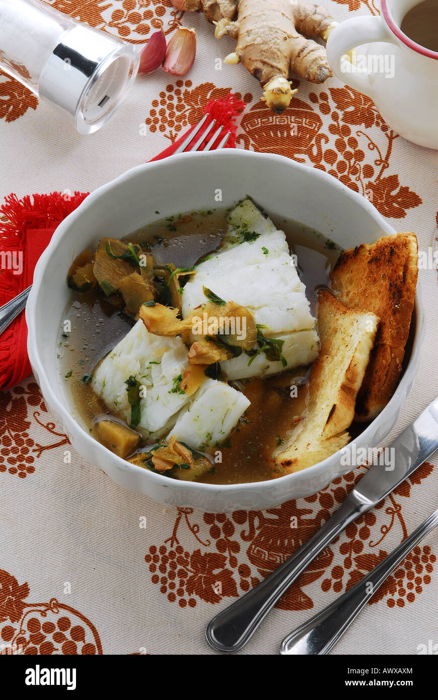 Sburrita di baccala dried salted cod Italian kitchen Tuscan