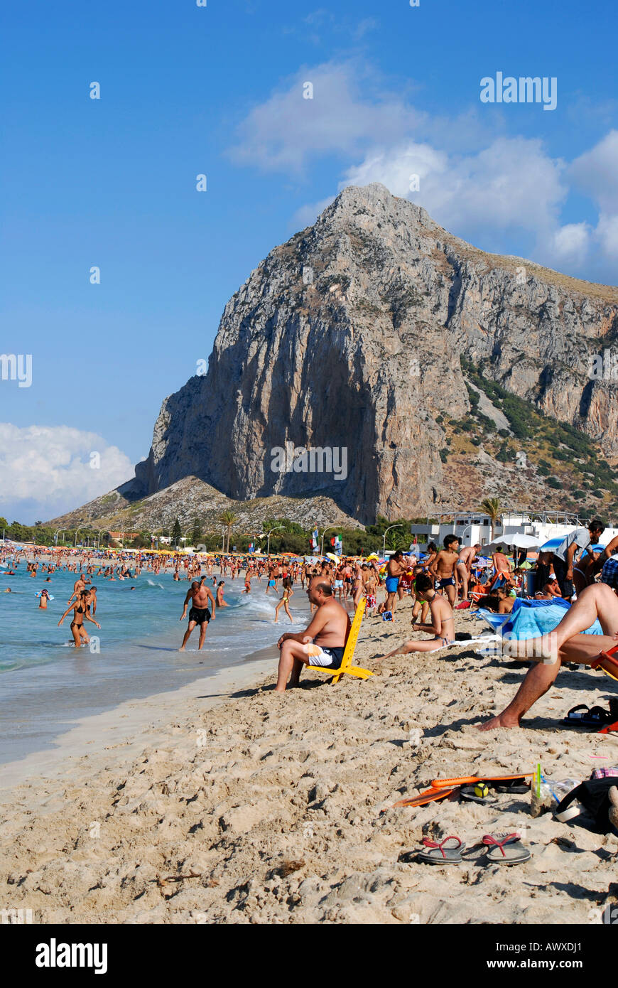 The beach of San Vito Lo Capo Sicily Italy Stock Photo - Alamy