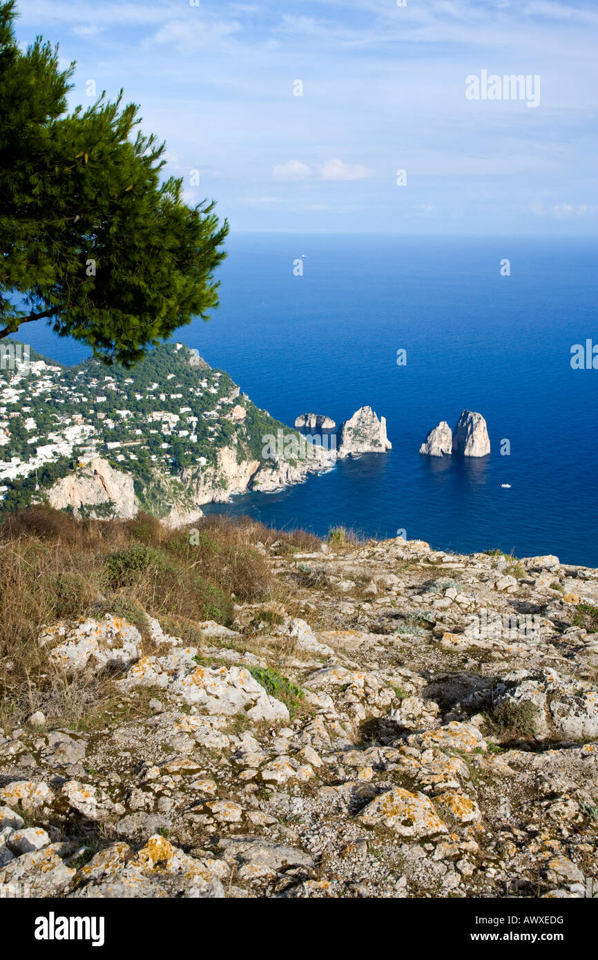 I Faraglioni rocks Capri Italy Stock Photo - Alamy