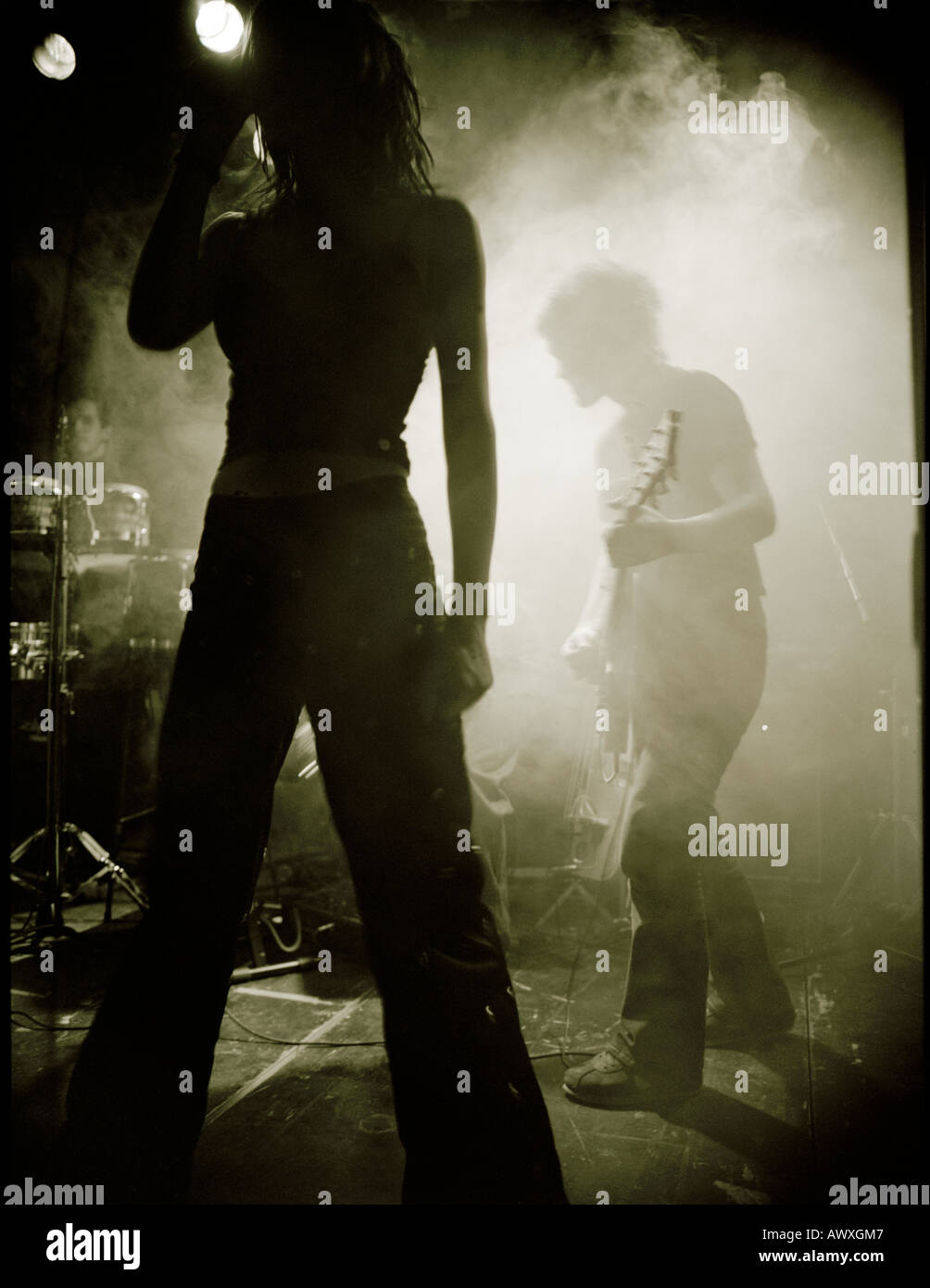 Teenage singer on stage hi-res stock photography and images - Alamy