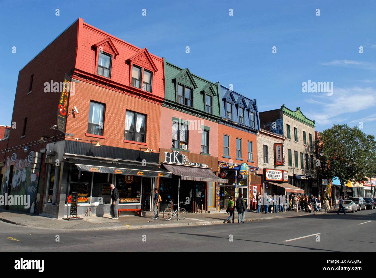 St laurent boulevard montreal quebec hires stock photography and