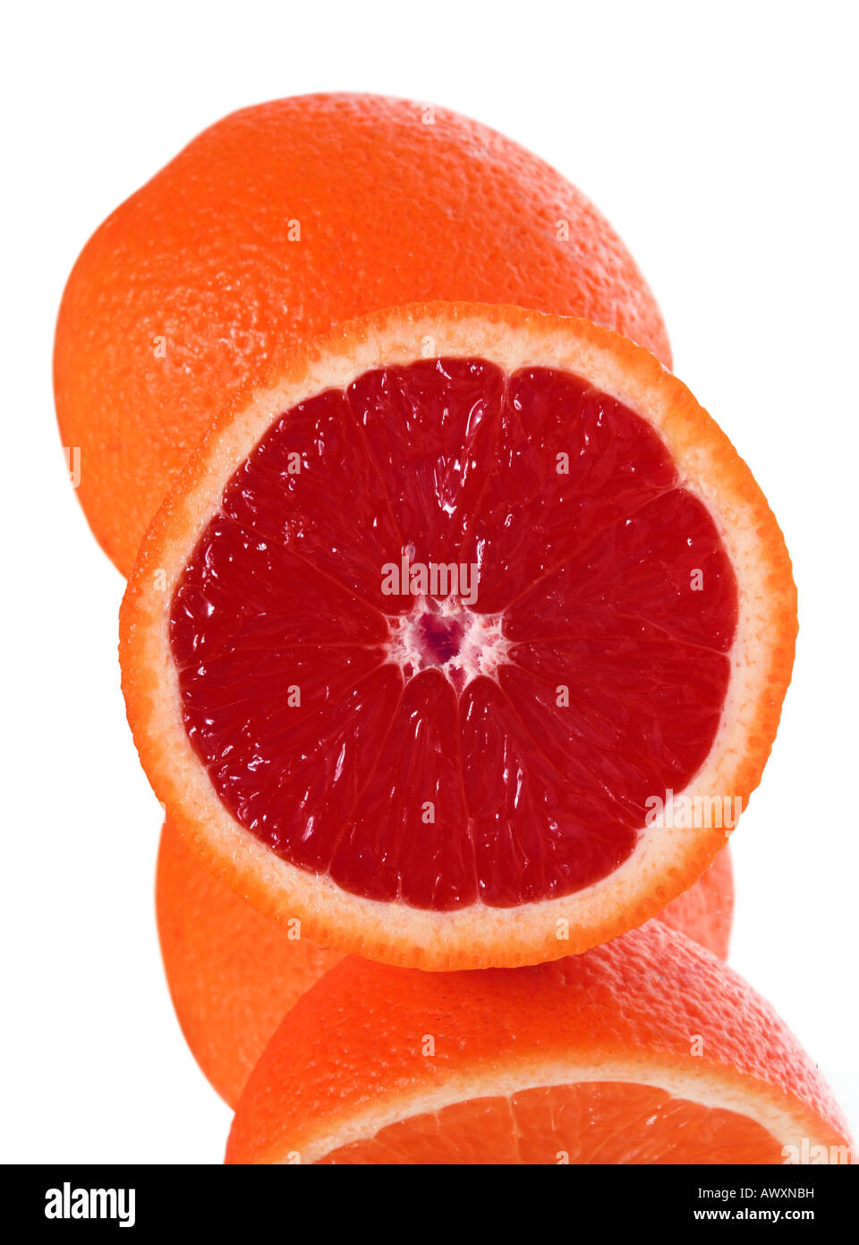 Orange group isolated on white background detail Stock Photo Alamy