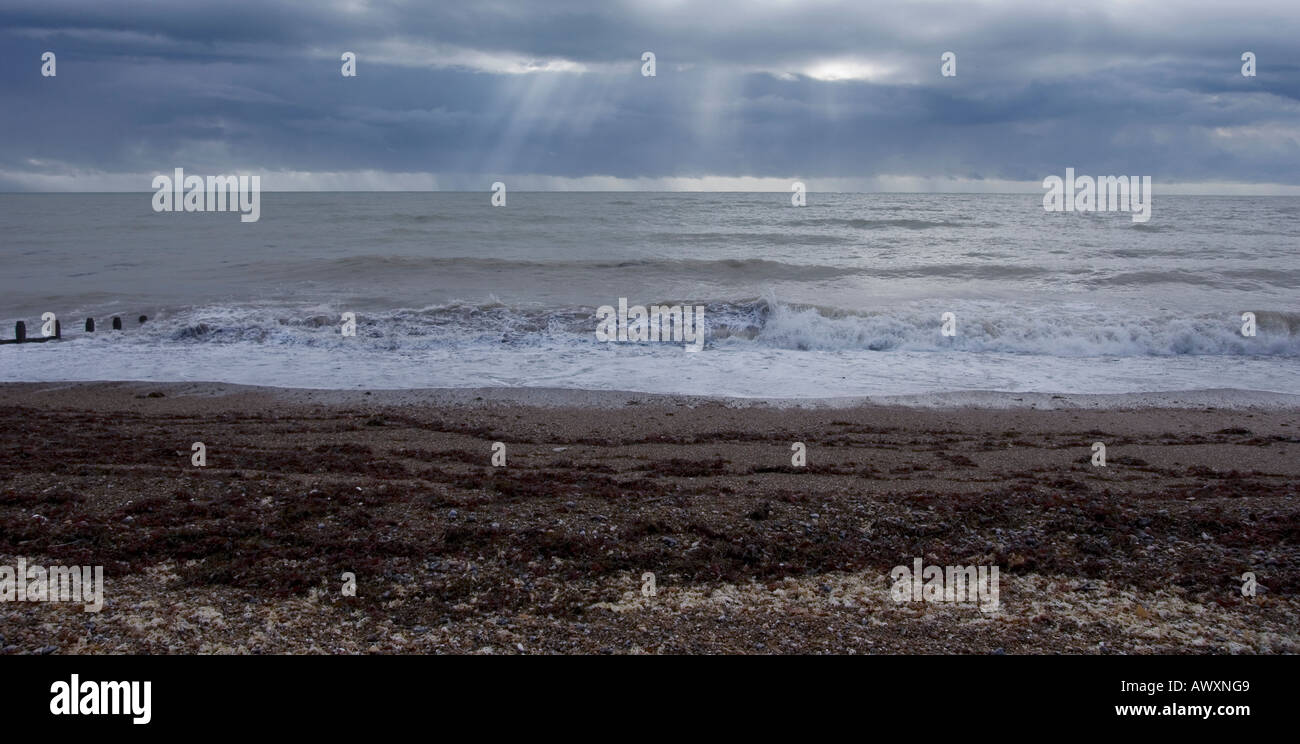 Winter seascape sun rays hi-res stock photography and images - Alamy