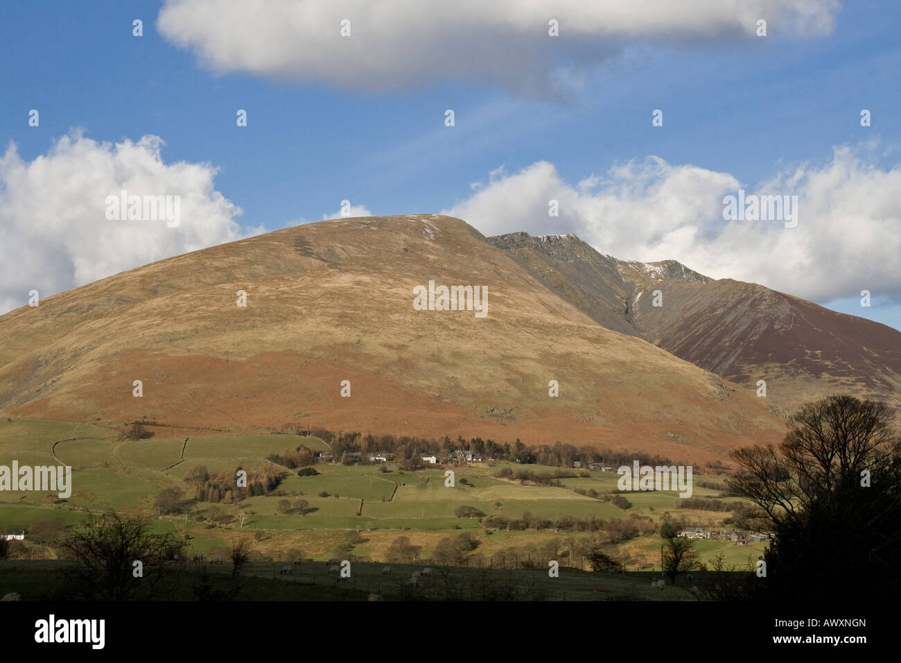 Saddleback also known as Blencathra near Keswick Lake District Cumbria Stock Photo Alamy