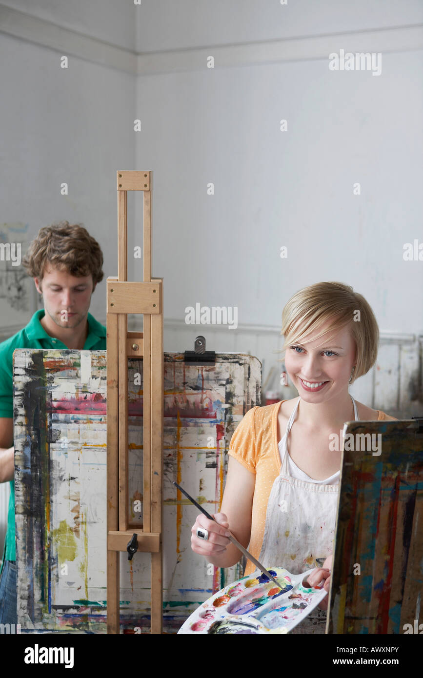 Art class easel hires stock photography and images Alamy