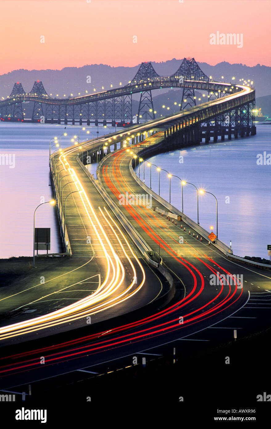 San Francisco Bay and San Pablo Bay, California, USA, RichmondSan Rafael Bridge Stock Photo Alamy