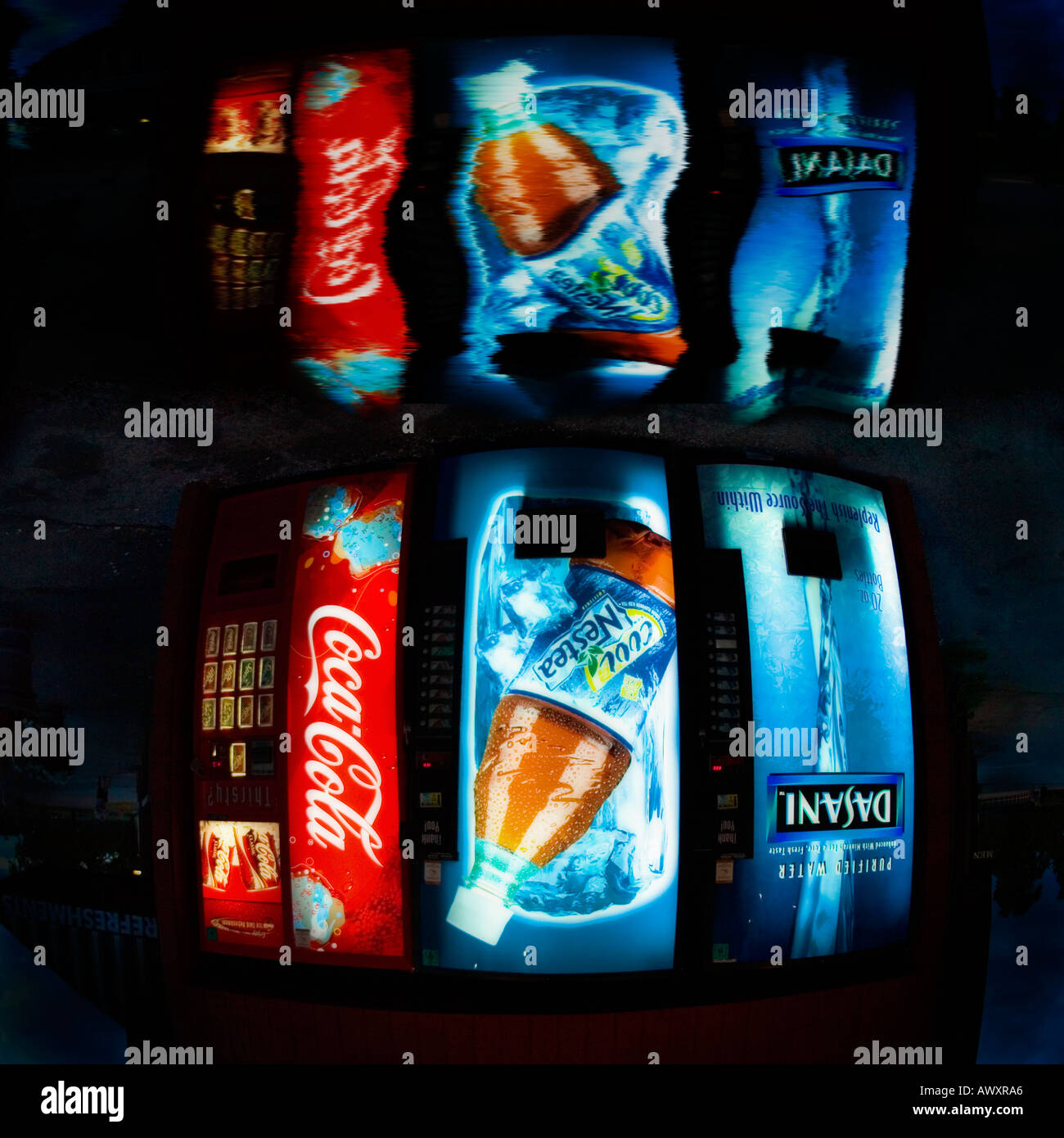 beverage vending machines for Dasani water Nestea iced tea and Coca