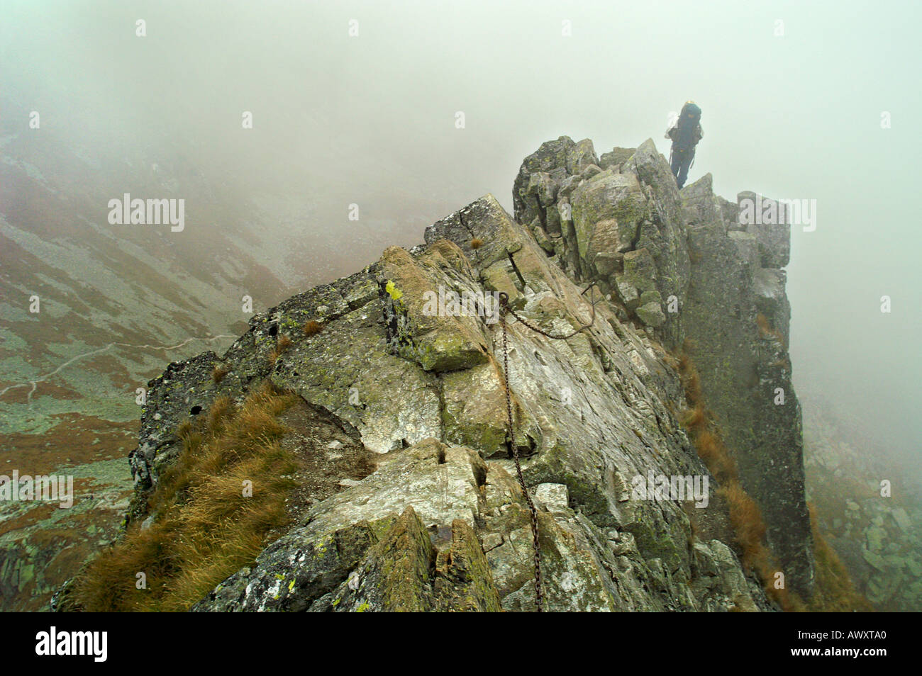 Liesek Rohace Via ferrata tatra mountains hi-res stock photography and images - Alamy