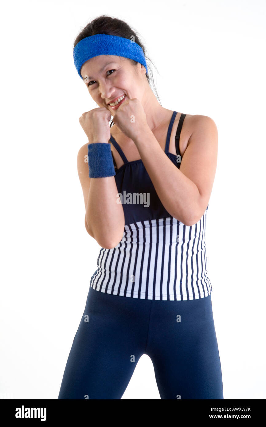 Exercise Pinoy Filipina in exercise poses Stock Photo - Alamy