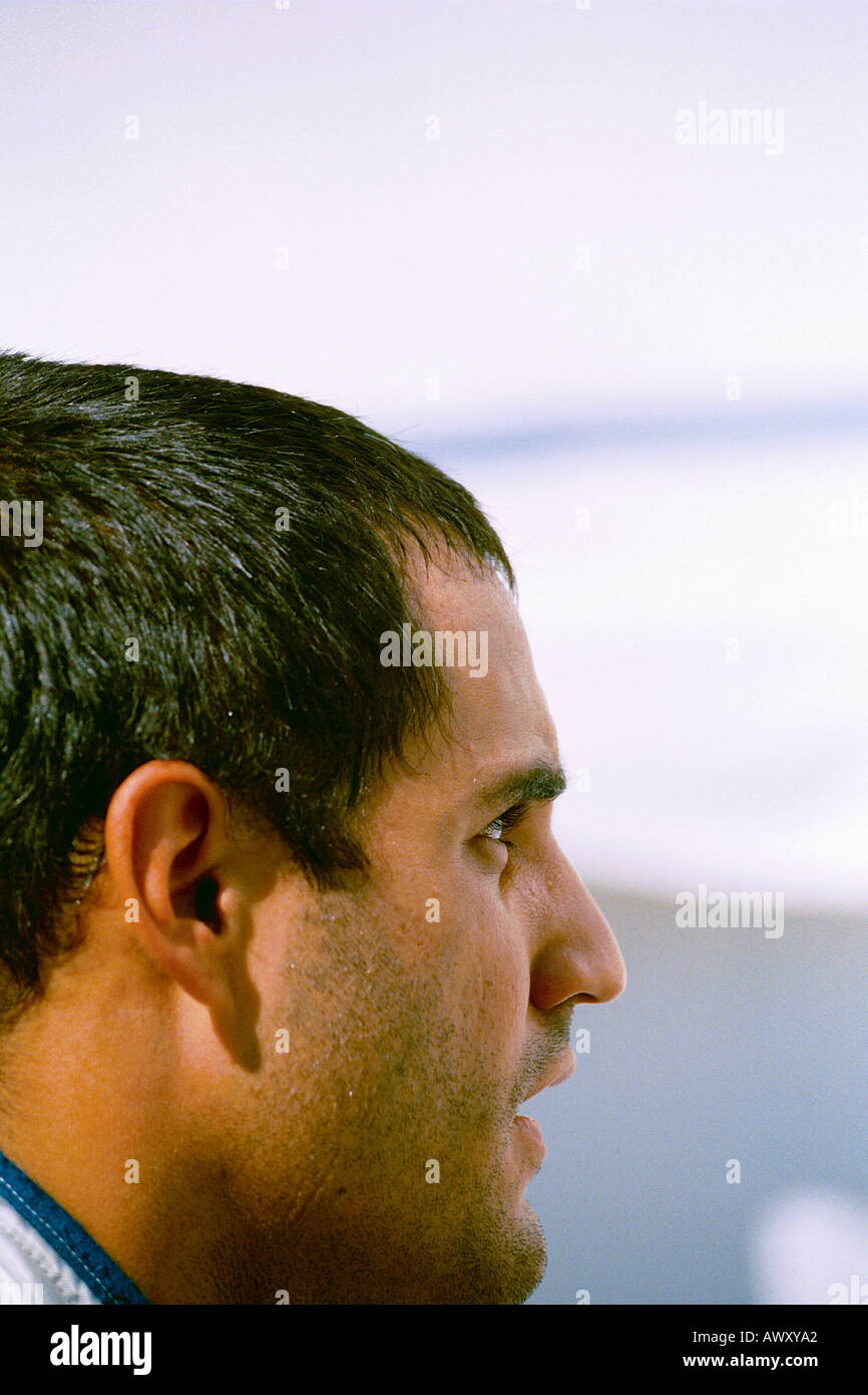 Juan Pablo Montoya at the 2003 Goodwood Festival of Speed driving for BMW Williams Formula 1 Team. Stock Photo