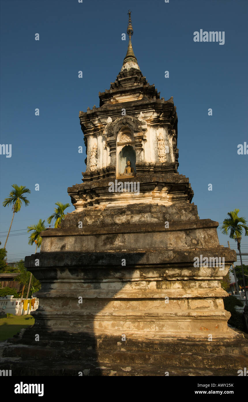 The stupa of Wat Hua Khuang in Nan Thailand Stock Photo