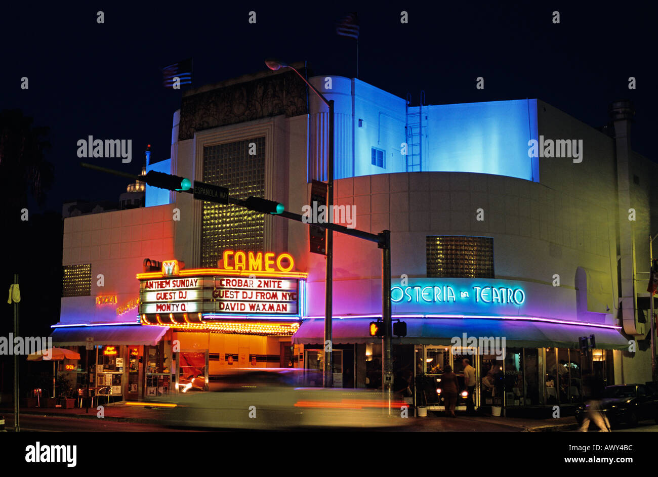 Cameo Theatre South Beach Miami Florida Stock Photo Alamy