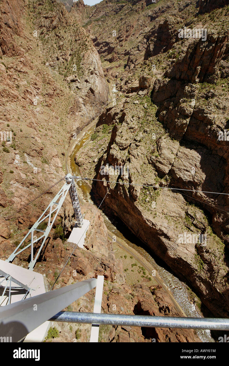 The Arkansas River flows 1 000 feet below the world s highest
