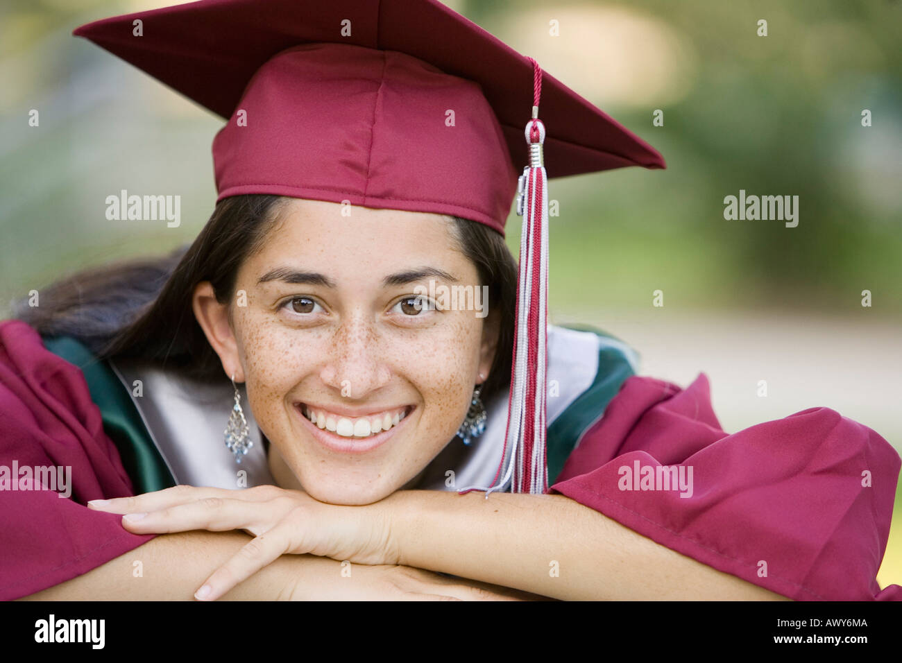 Portrait of Graduate Stock Photo