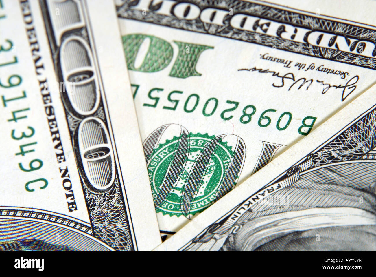American green dollar money detail and close up Stock Photo - Alamy