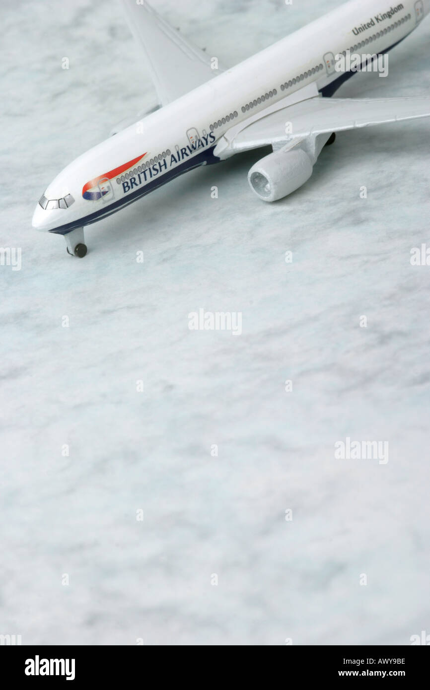 Toy airplane Stock Photo