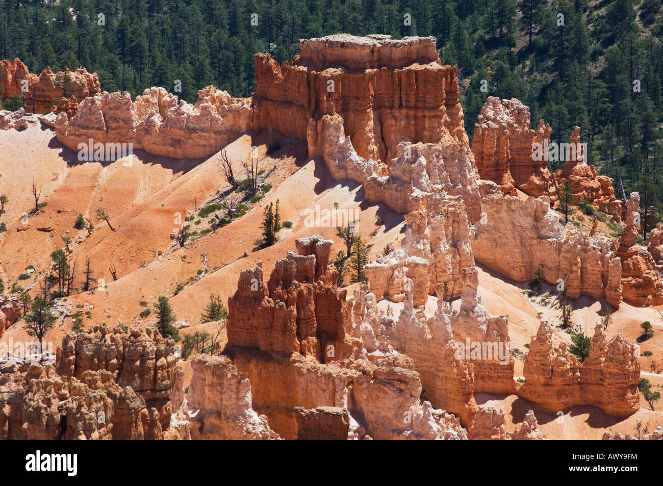 Hoodoo rock spires in hi-res stock photography and images - Alamy