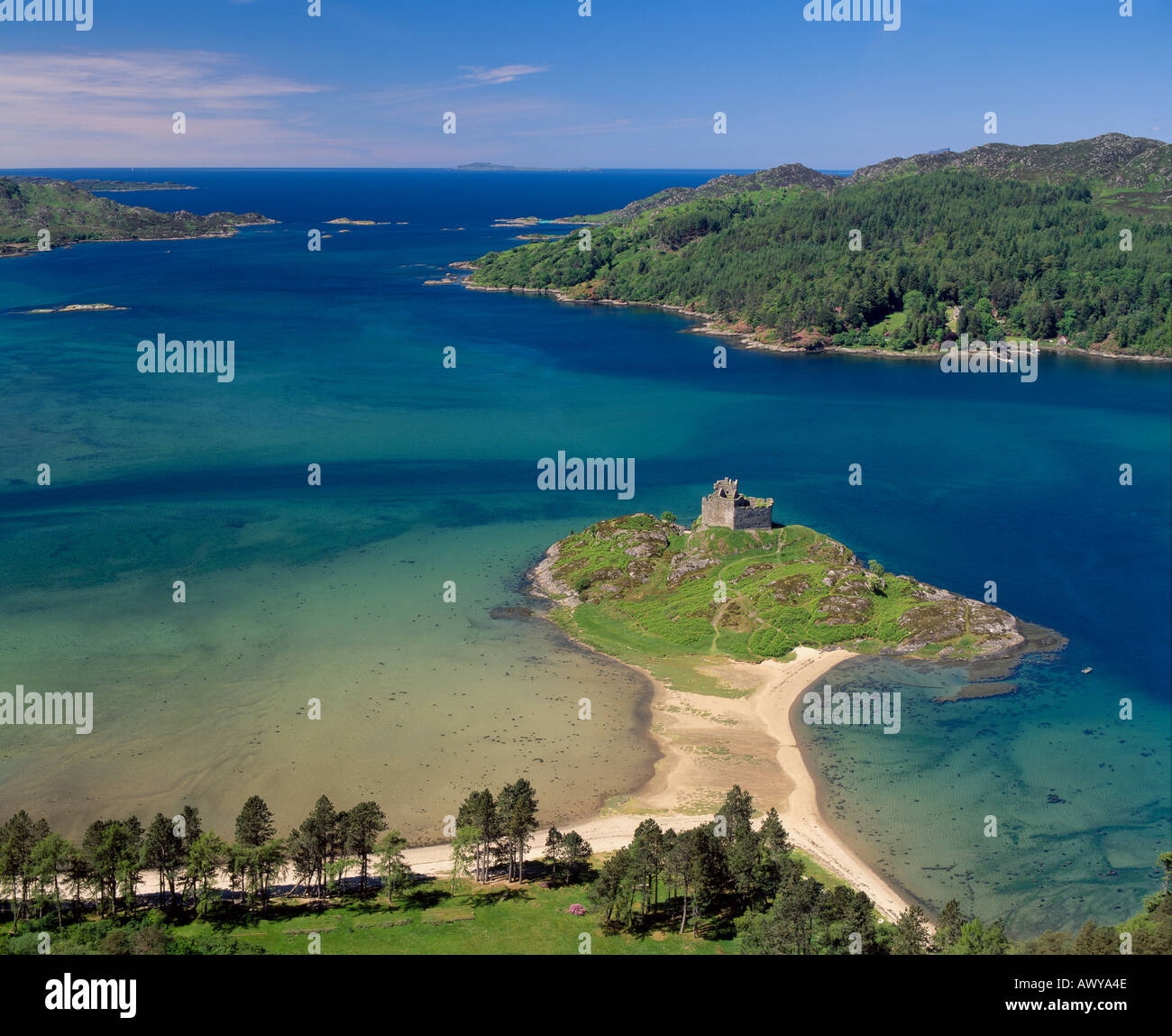 Castle Tioram, Moidart, Lochaber, Highland, Scotland, UK Stock Photo