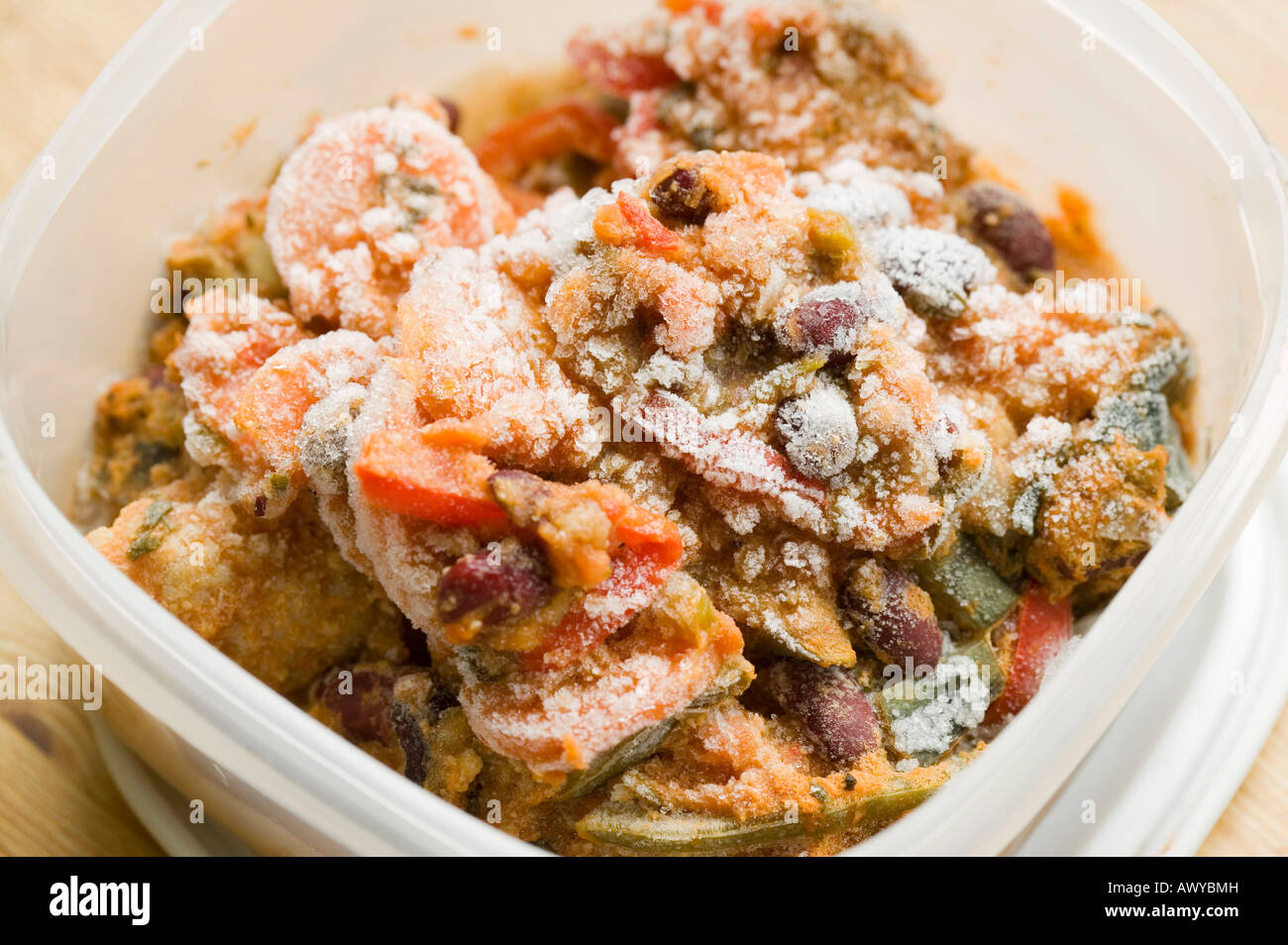 Defrosting a home made meal ready for eating Stock Photo