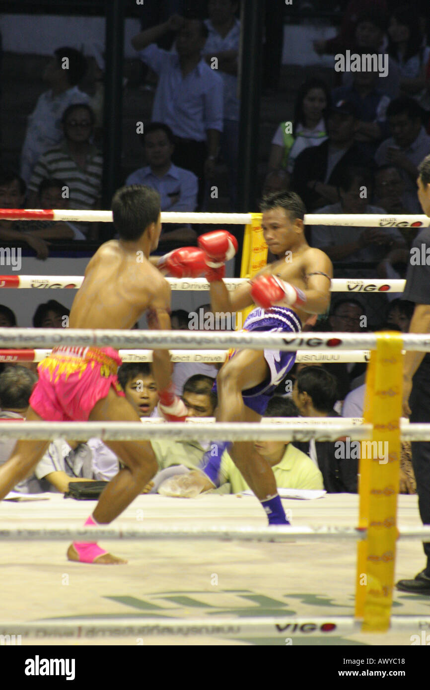 Muay Thai (Thai Boxing) Lumpini Stadium Bangkok Stock Photo Alamy