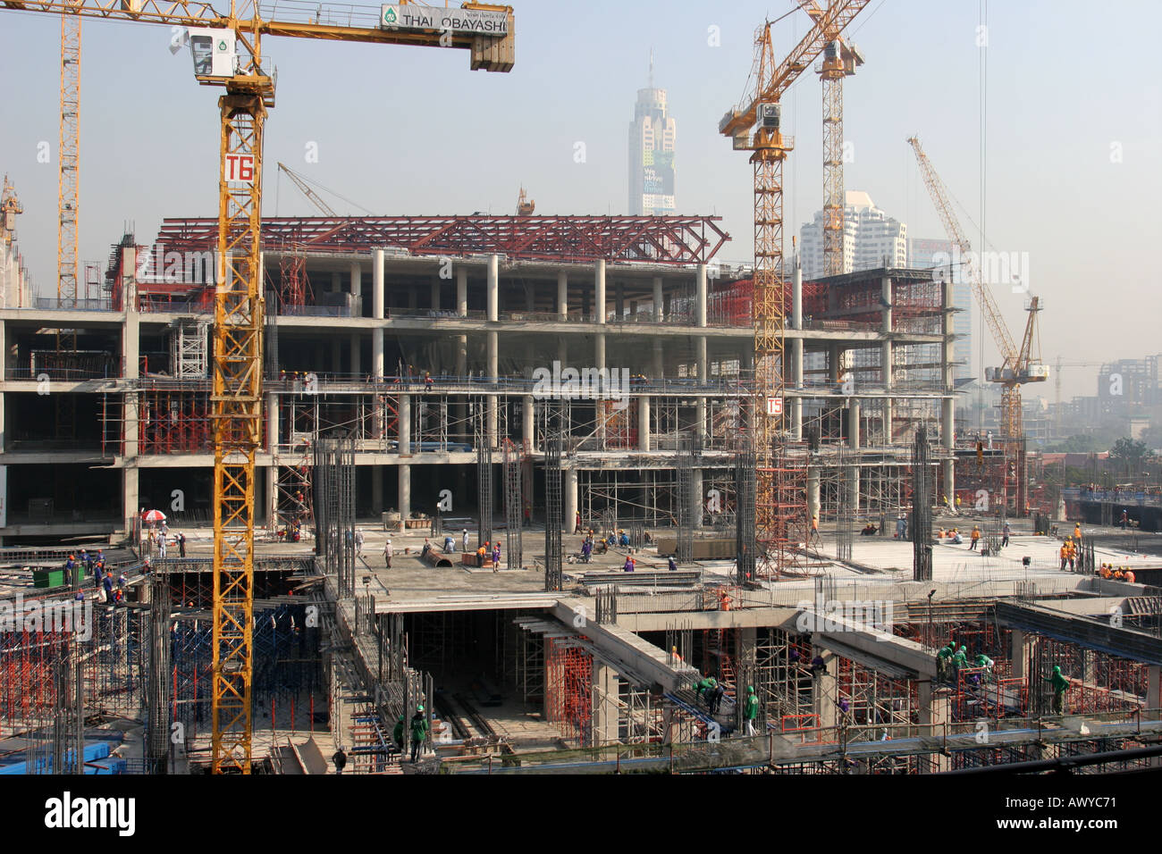 Construction Site Bangkok Thailand Stock Photo - Alamy