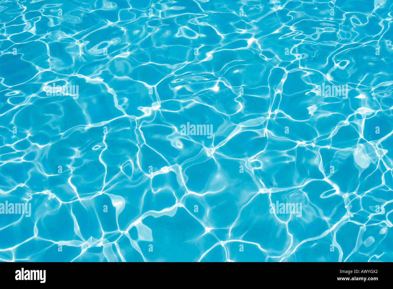 Sun Reflection in a swimming pool Stock Photo - Alamy