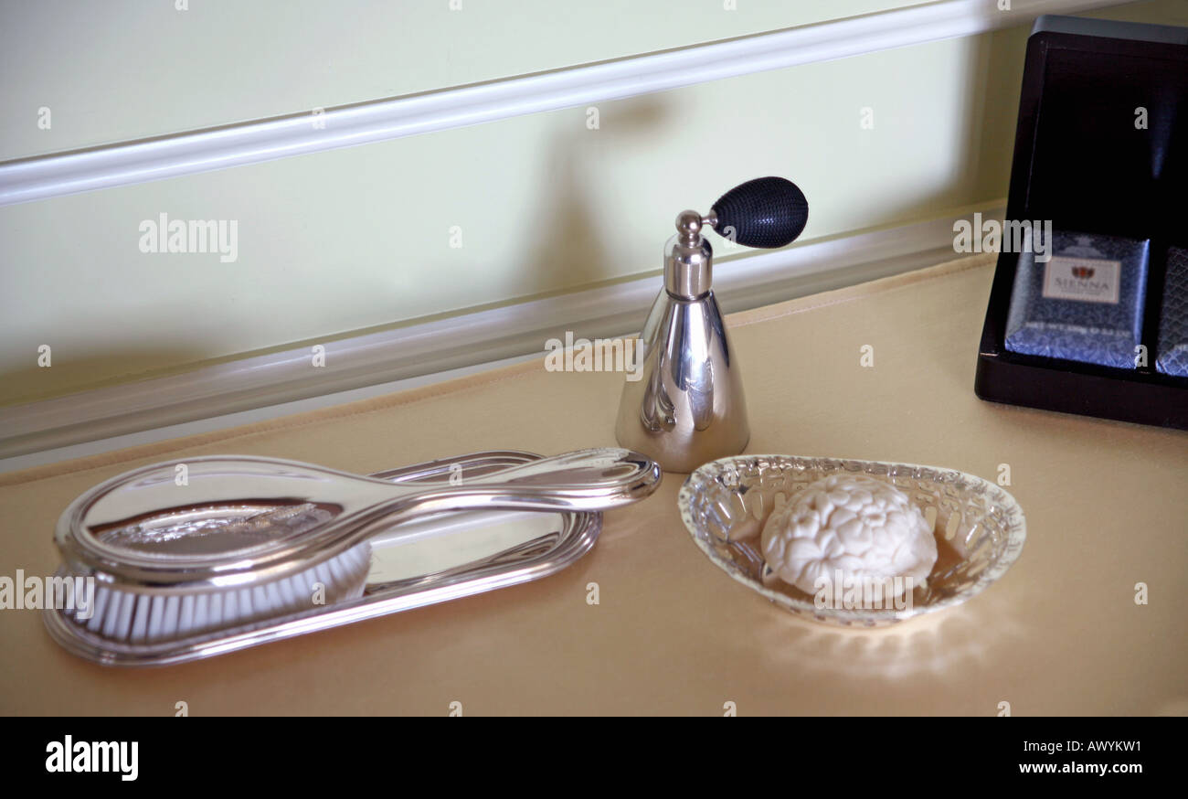 Dressing table accessories Stock Photo Alamy