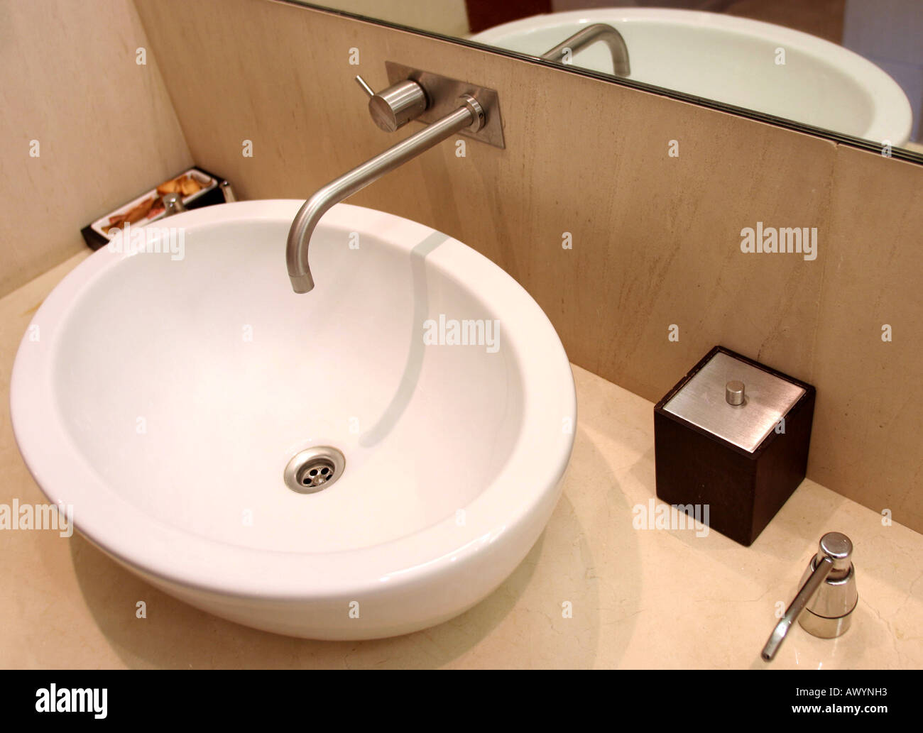 Aerial view bathroom sink hires stock photography and images Alamy