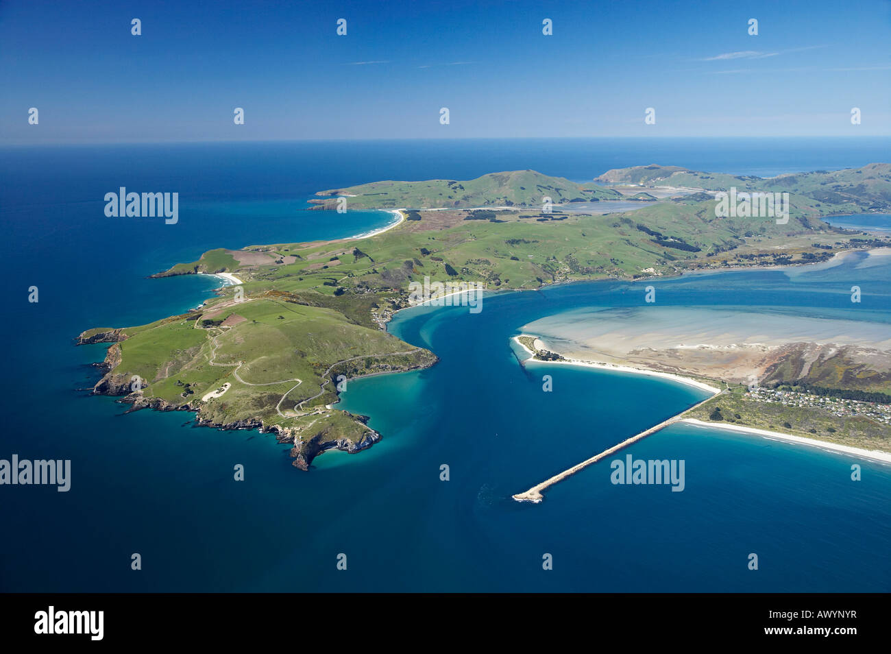 Taiaroa Head Otago Peninsula Otago Harbour Entrance and Aramoana