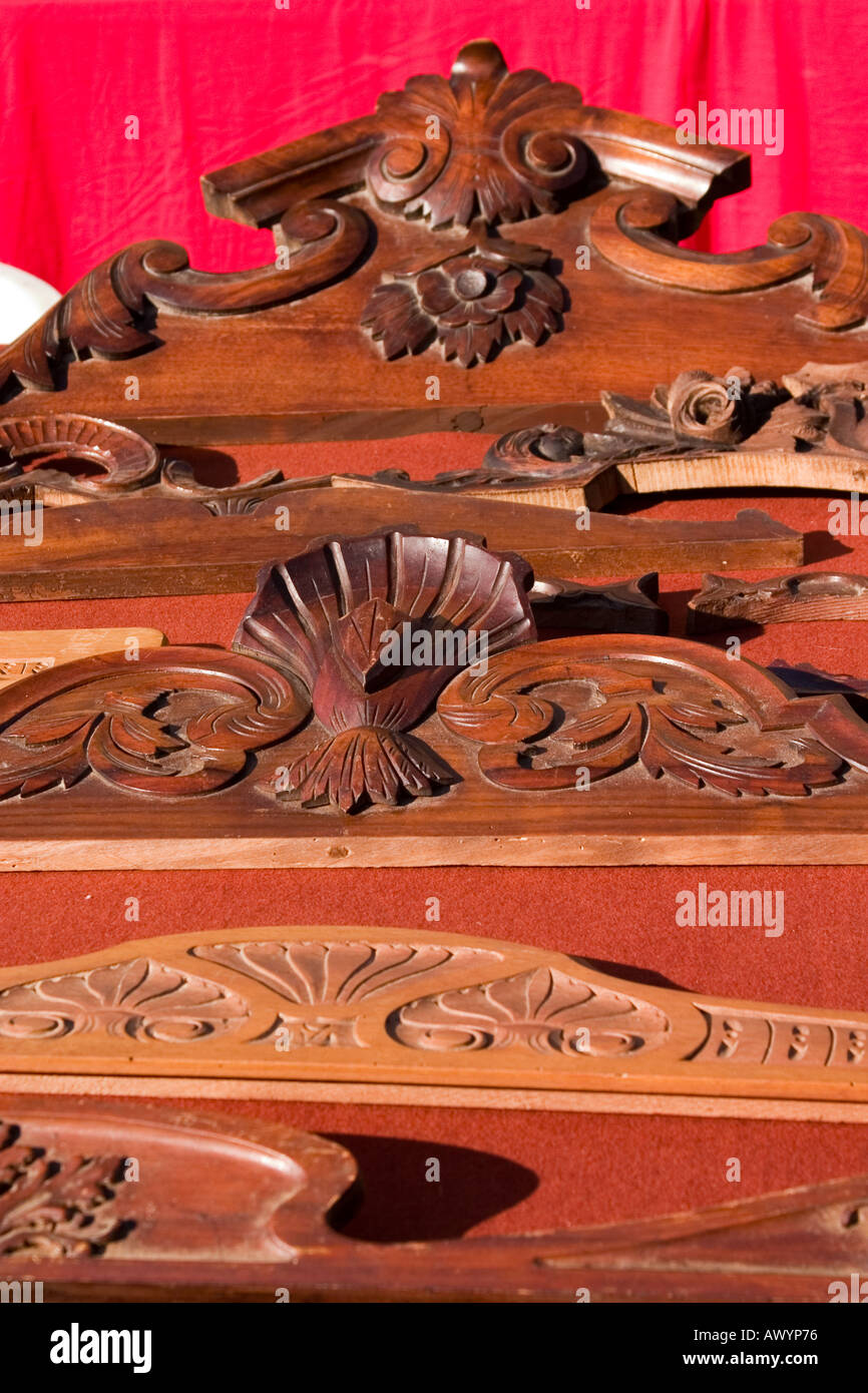 Detail of antique hand carved frames Stock Photo Alamy