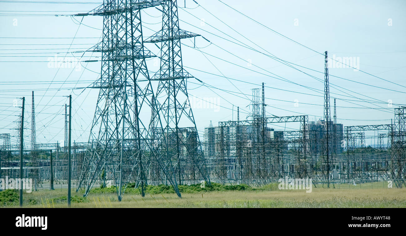 power station near niagara, ontario Stock Photo