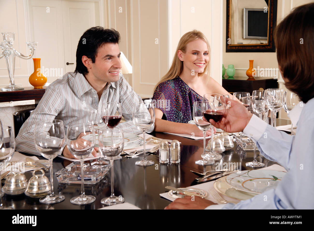 People dining Stock Photo